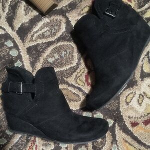 Black Suede Ankle Boots